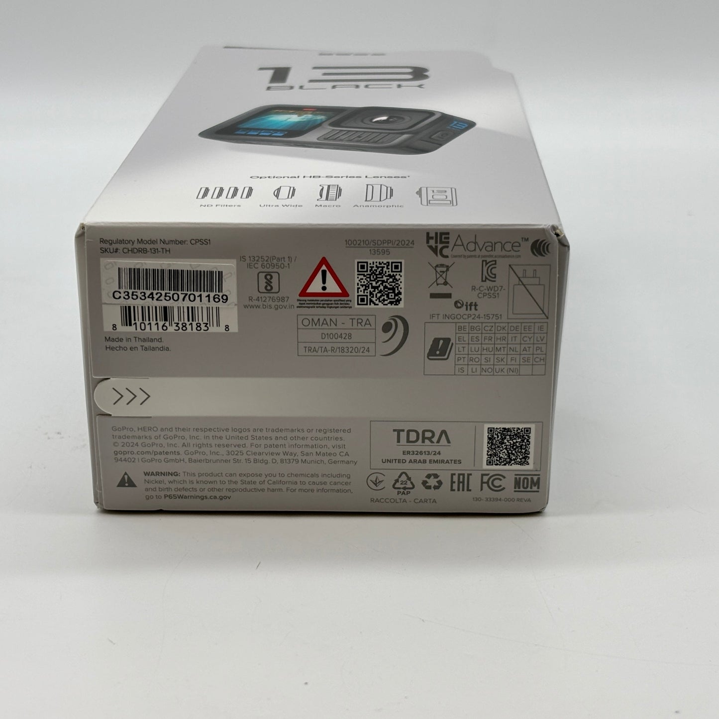 New GOPRO HERO13 Black  Waterproof Action Camera CPSS1 Accessory Bundle