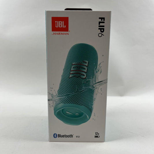 JBL Flip 6 Portable Wireless Bluetooth Speaker Teal
