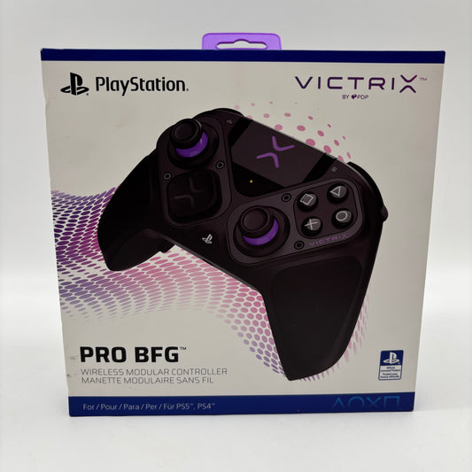 New PDP Victrix Pro BFG Black/Purple 052-002-BK Controller For PS4, PS5