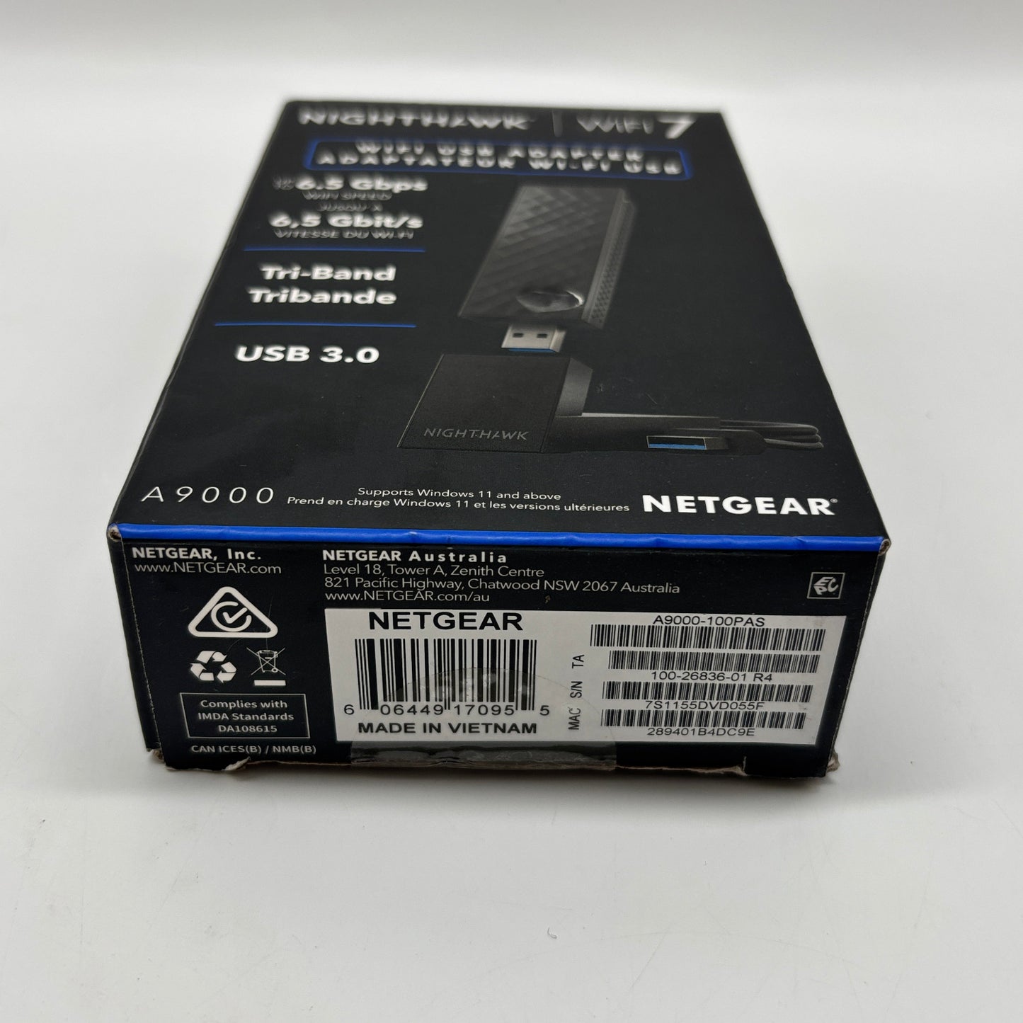 New Netgear Nighthawk A9000 WiFi 7 WiFi USB Adapter  A9000-100PAS