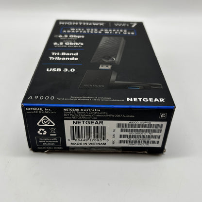 New Netgear Nighthawk A9000 WiFi 7 WiFi USB Adapter  A9000-100PAS