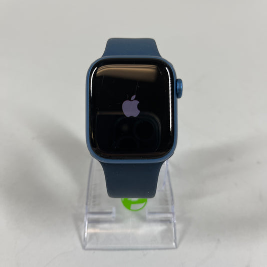 GPS Only Apple Watch Series 7 41MM Blue Aluminum MKN13LL/A