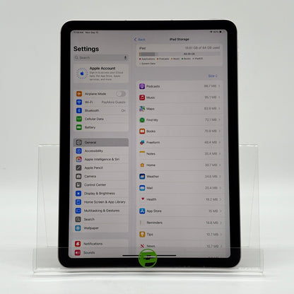 Unlocked Apple iPad Air 5th Gen 64GB Pink MM6T3LL/A