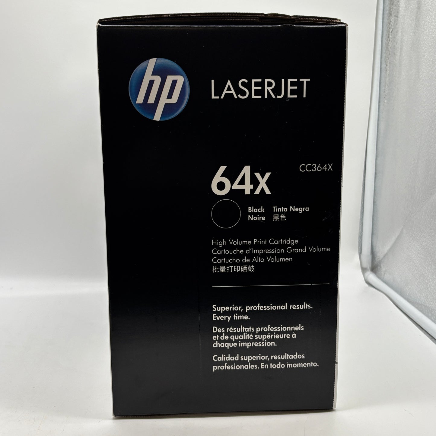 New HP 64x CC364X Black Print Cartridge MFG Date 11/2025