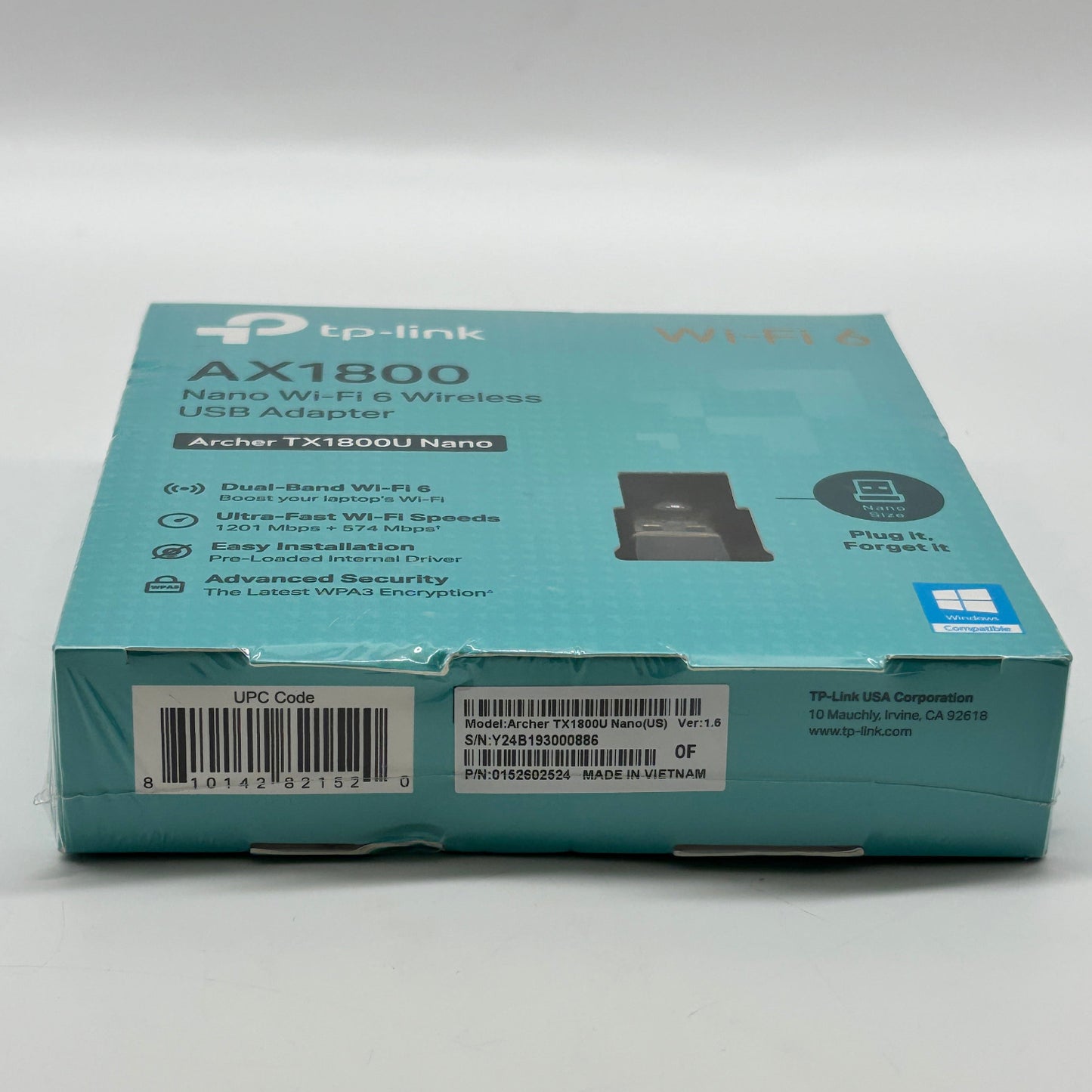 New TP-Link Archer TX1800U Nano Wi-Fi 6 Wireless USB Adapter AX1800