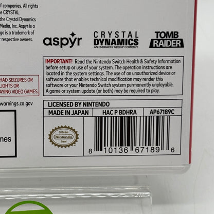 Tomb Raider I-III Remastered (Nintendo Switch, 2024)