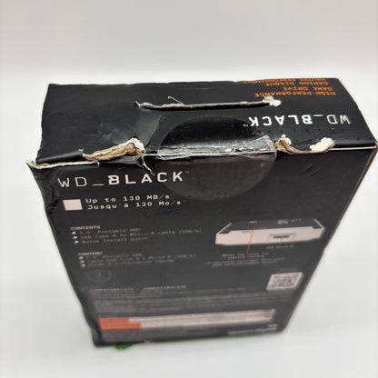 New Western Digital 2.5" WD_Black P10 4TB Micro USB-B to USB-A HDD 