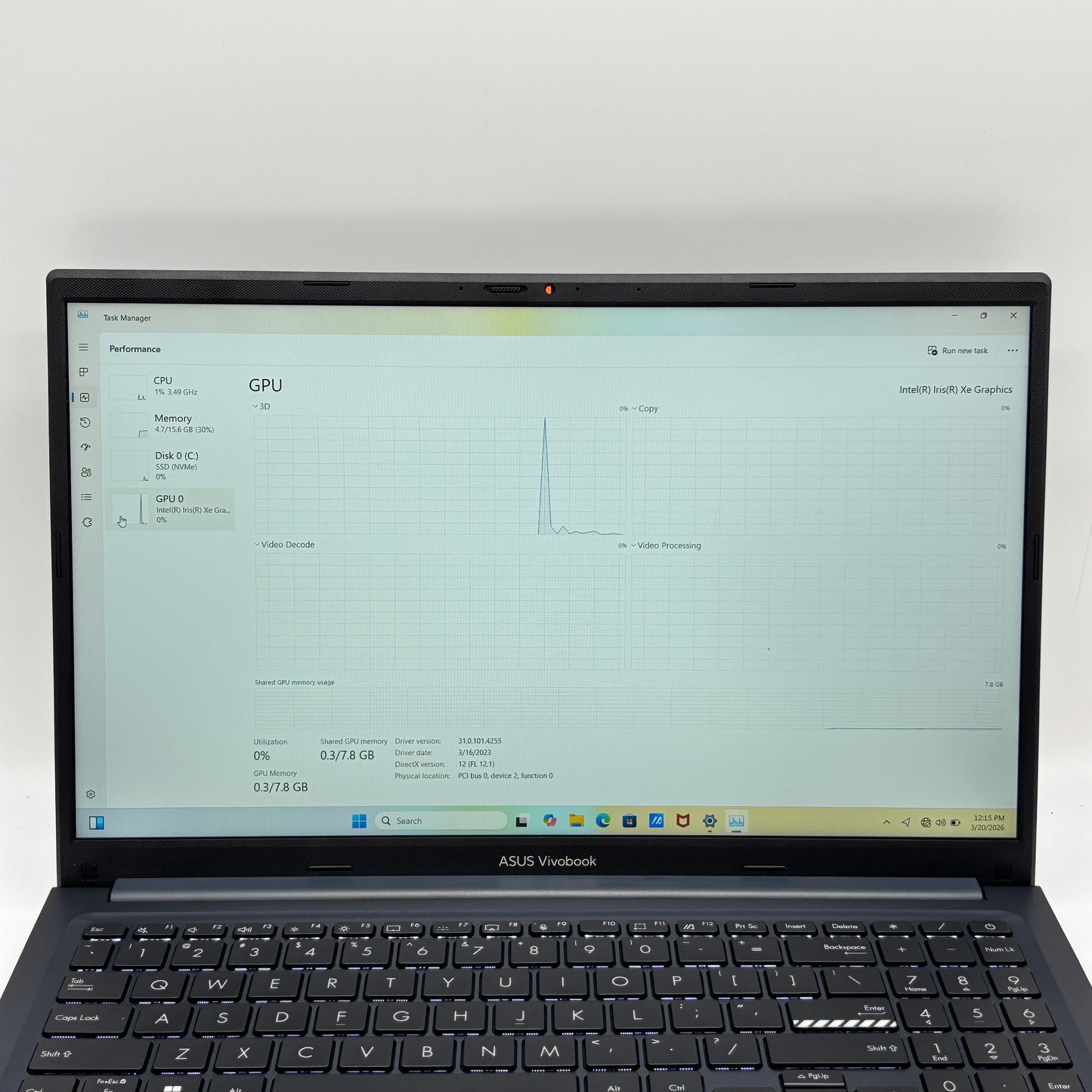 Asus Vivobook 15 F1502V 15.6" i9-13900H 2.6GHz 16GB RAM 1TB SSD