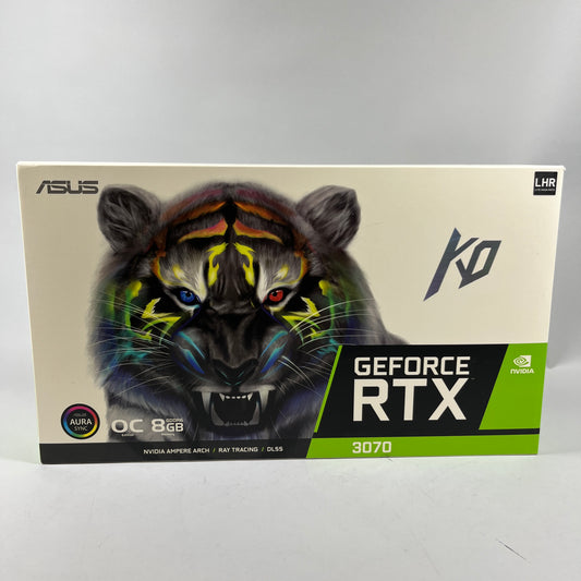 New ASUS GeForce RTX 3070 8GB GDDR6 Graphics Card  02G-P4-2774-KR