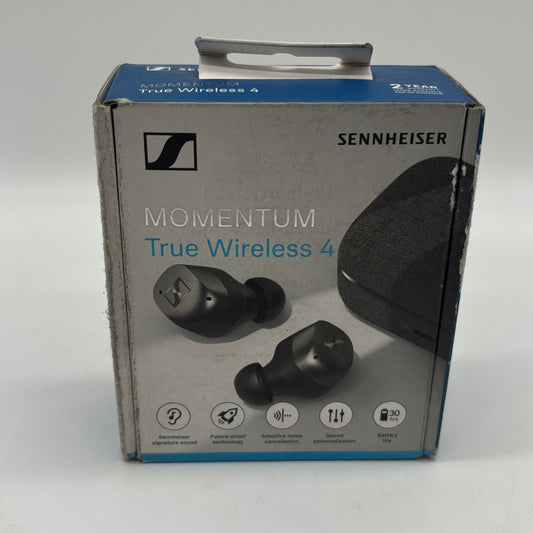 New Sennheiser MOMENTUM True Wireless 4 Wireless Active Noise Canceling Earbuds Black MTW4
