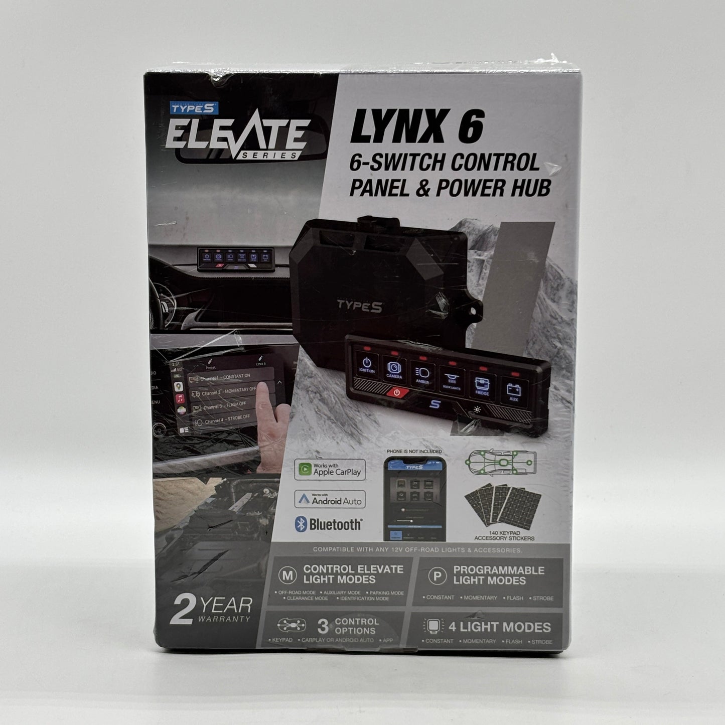New LYNX 6 Elevate Series S 6Switch Control Panel & Power Hub BLELED50