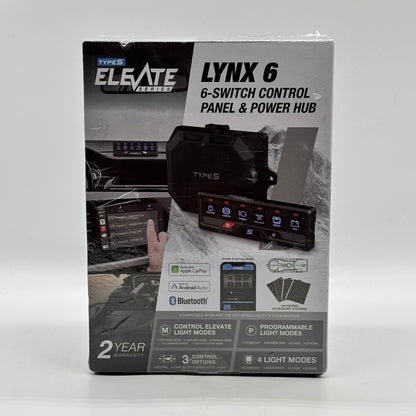 New LYNX 6 Elevate Series S 6Switch Control Panel & Power Hub BLELED50