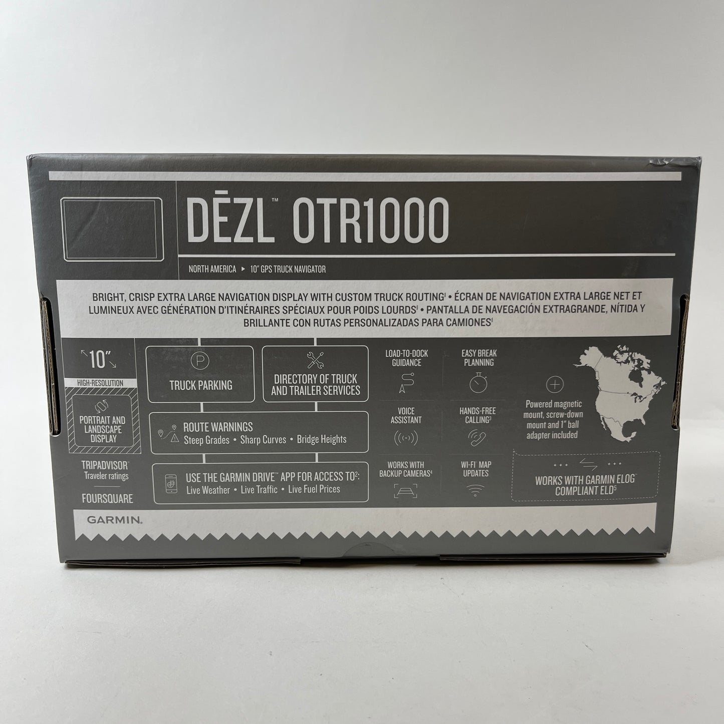 New Garmin DEZL 10" GPS Truck Navigation  OTR1000