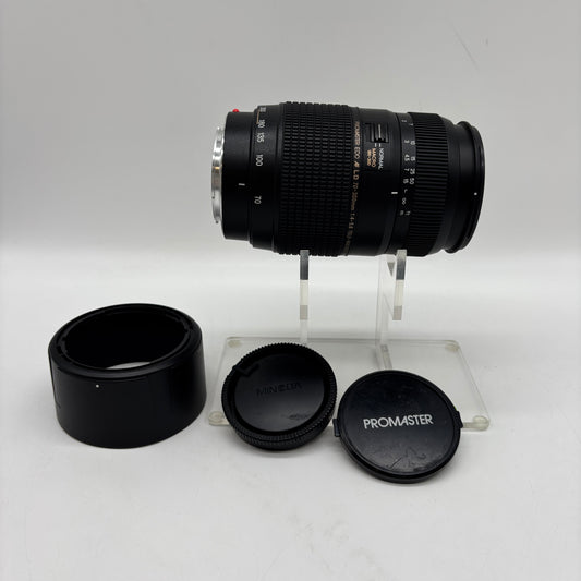 Promaster Tele-Macro 70-300mm f/4-5.6 EDO AF LD For Canon EF Auto & Manual Lens