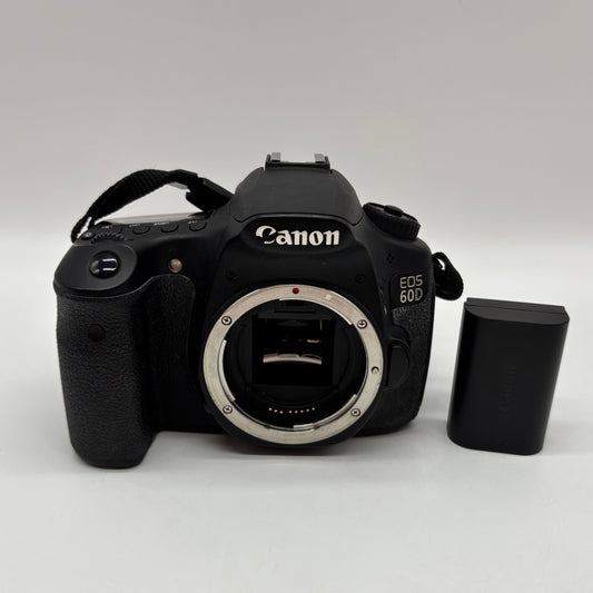 Canon EOS 60D 18.0MP Digital SLR DSLR Camera Body Only