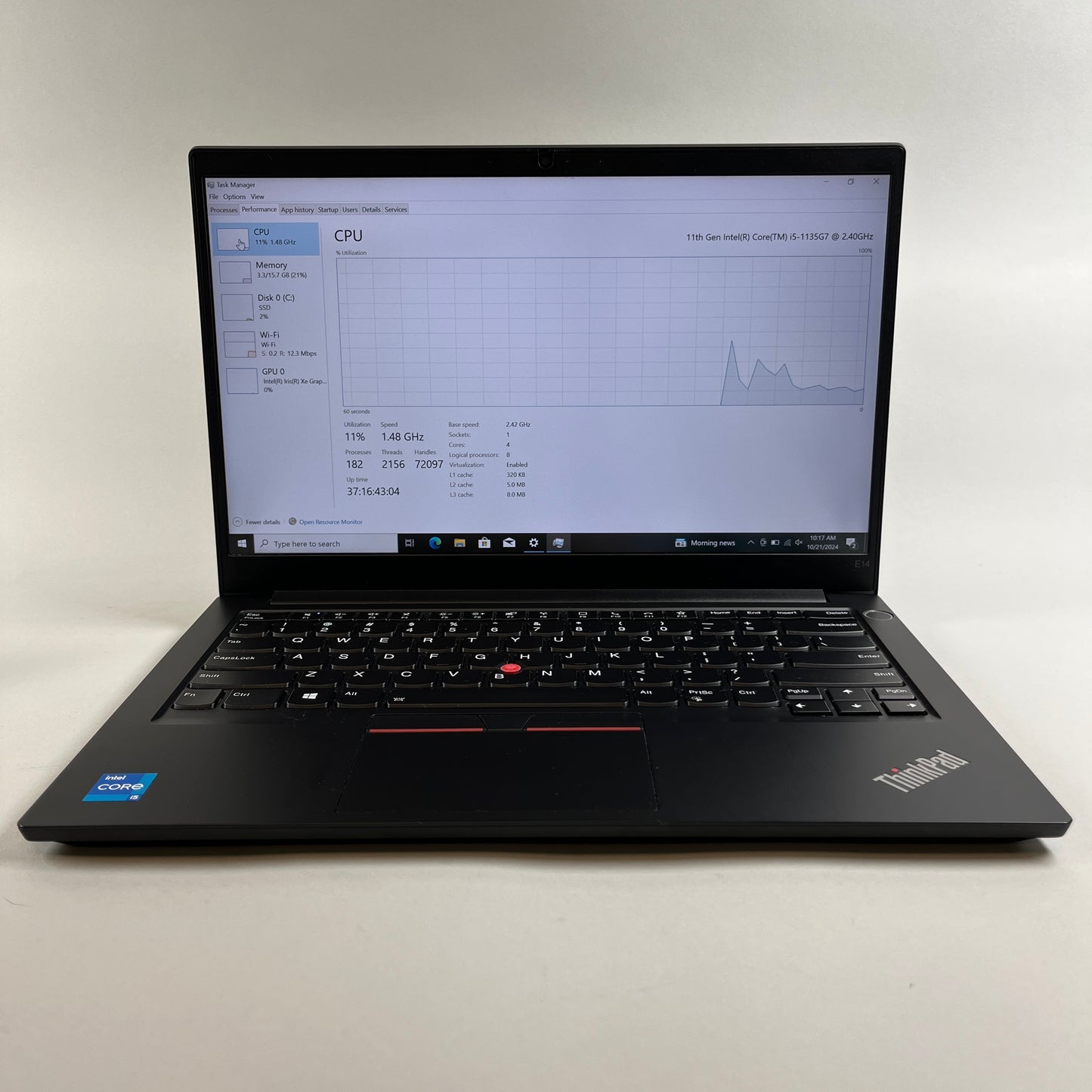 Lenovo ThinkPad E14 Gen 2 14" i5-1135G7 2.4GHz 16GB RAM 256GB SSD