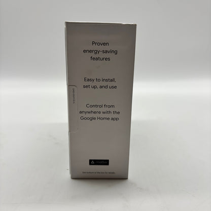 New Google Nest  Smart Thermostat GA01334-US