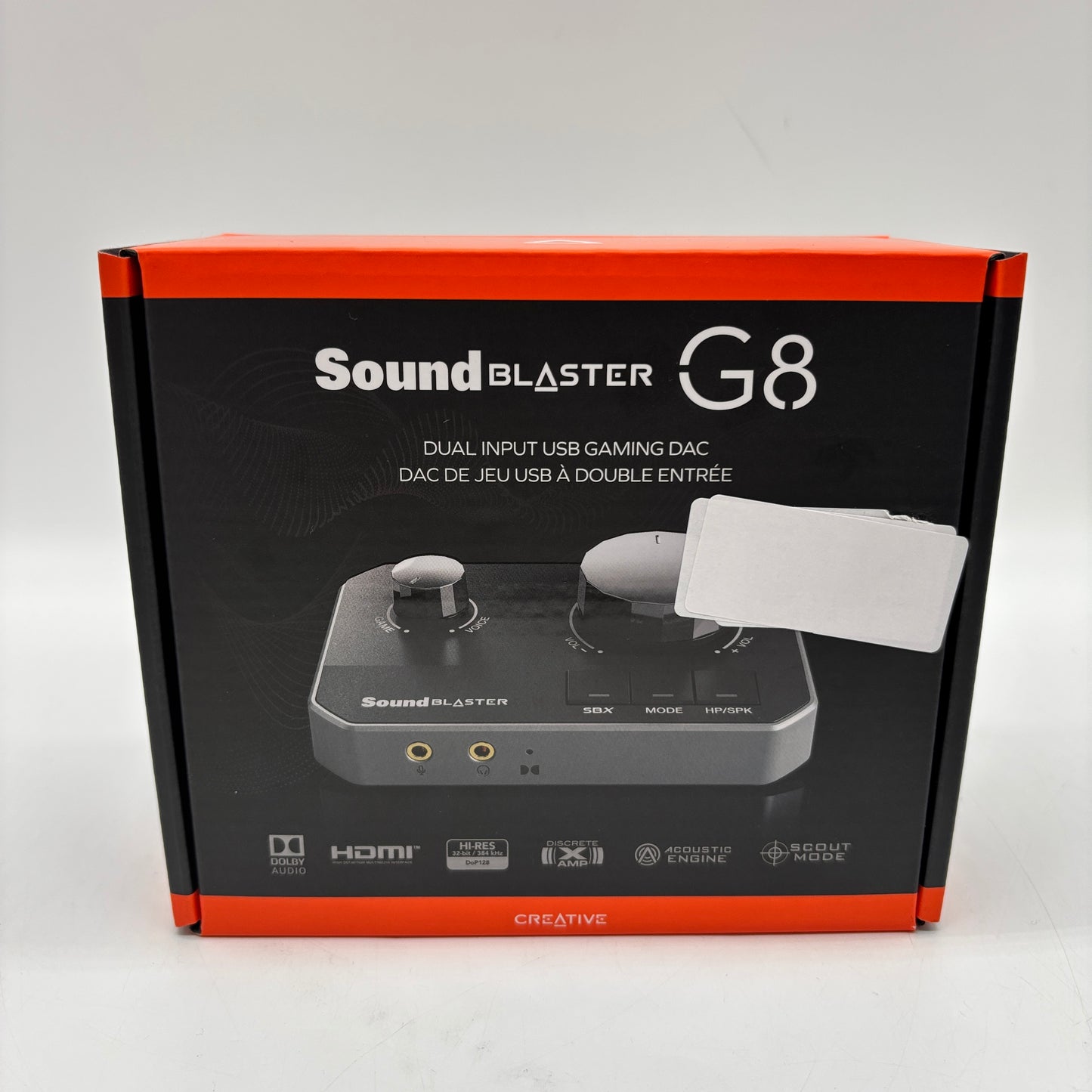 New Creative Sound Blaster G8 Dual Input USB Gaming DAC