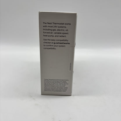 New Google Nest Smart Thermostat GA02081-US