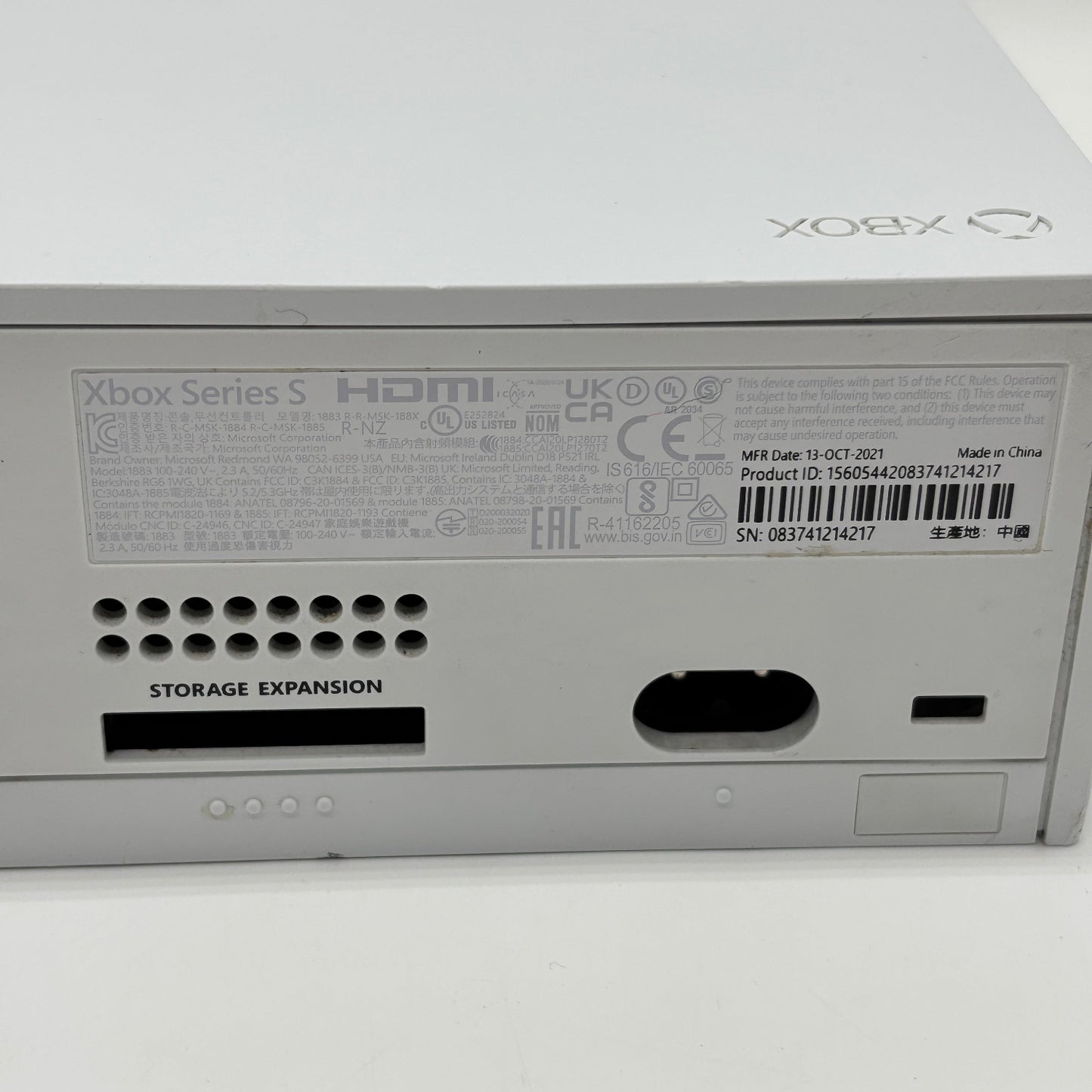 Microsoft Xbox Series S 512GB Console Gaming System White 1883