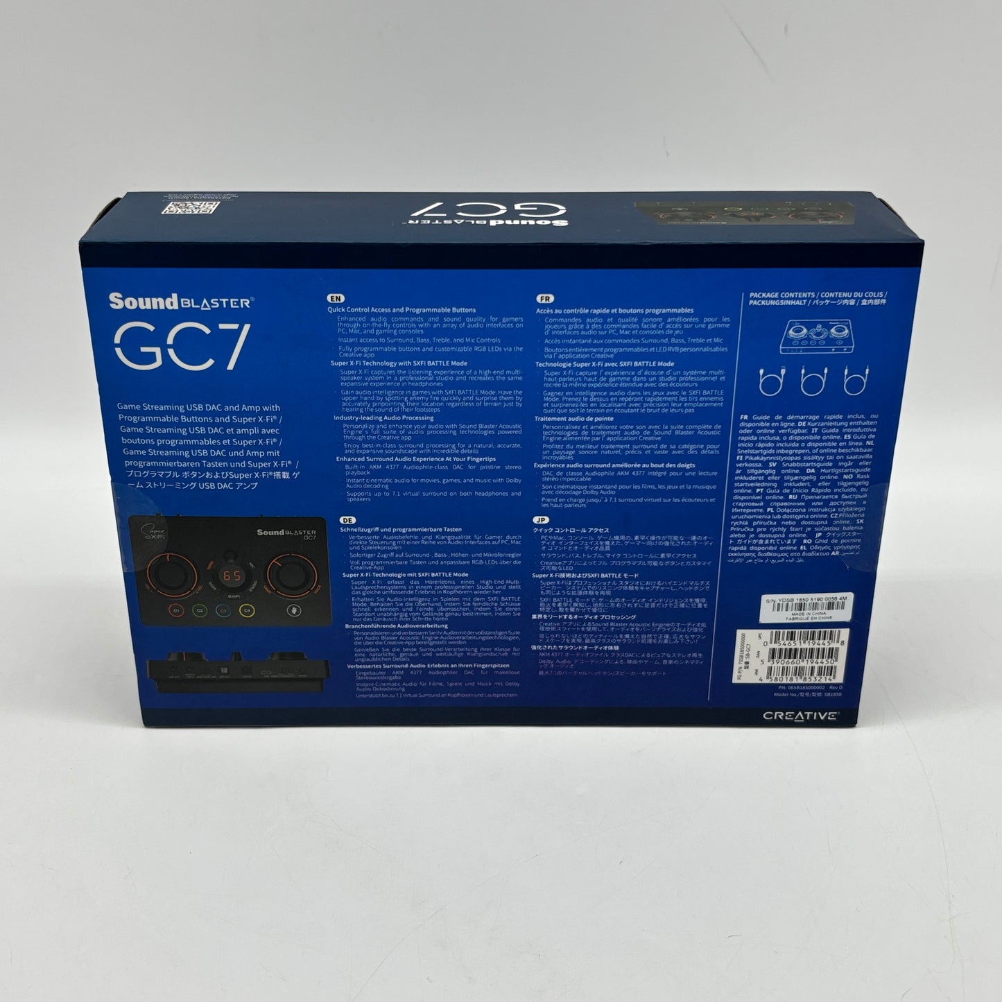 New Creative Sound Blaster GC7 Game Streaming USB DAC/Amp