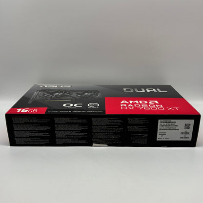 New Asus Radeon RX 7600 XT 16GB GDDR6 Graphics Card DUAL-RX7600XT-O16G