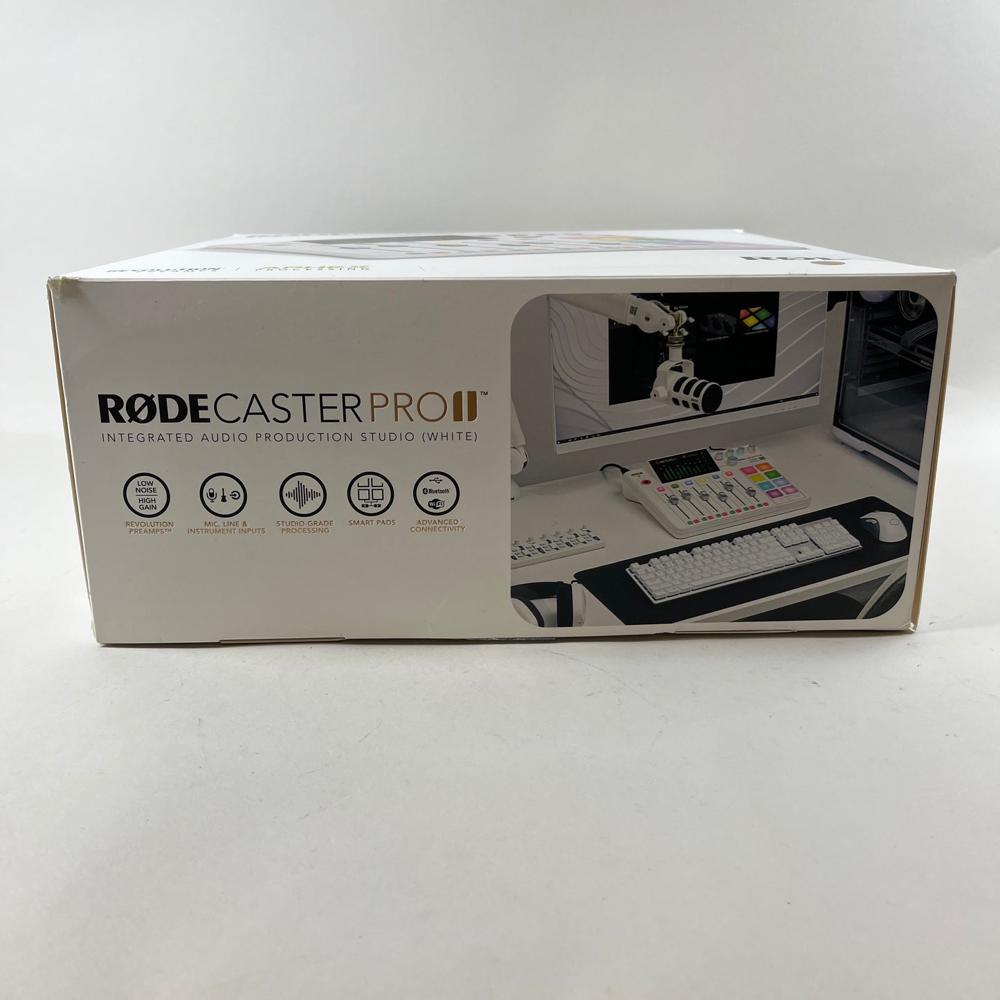 New RODE Caster Pro 2 Integrated Audio Production Studio RCPIIW White