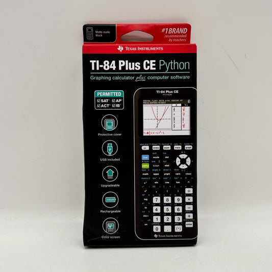 New Texas Instruments TI-84+ CE Python Graphing Calculator