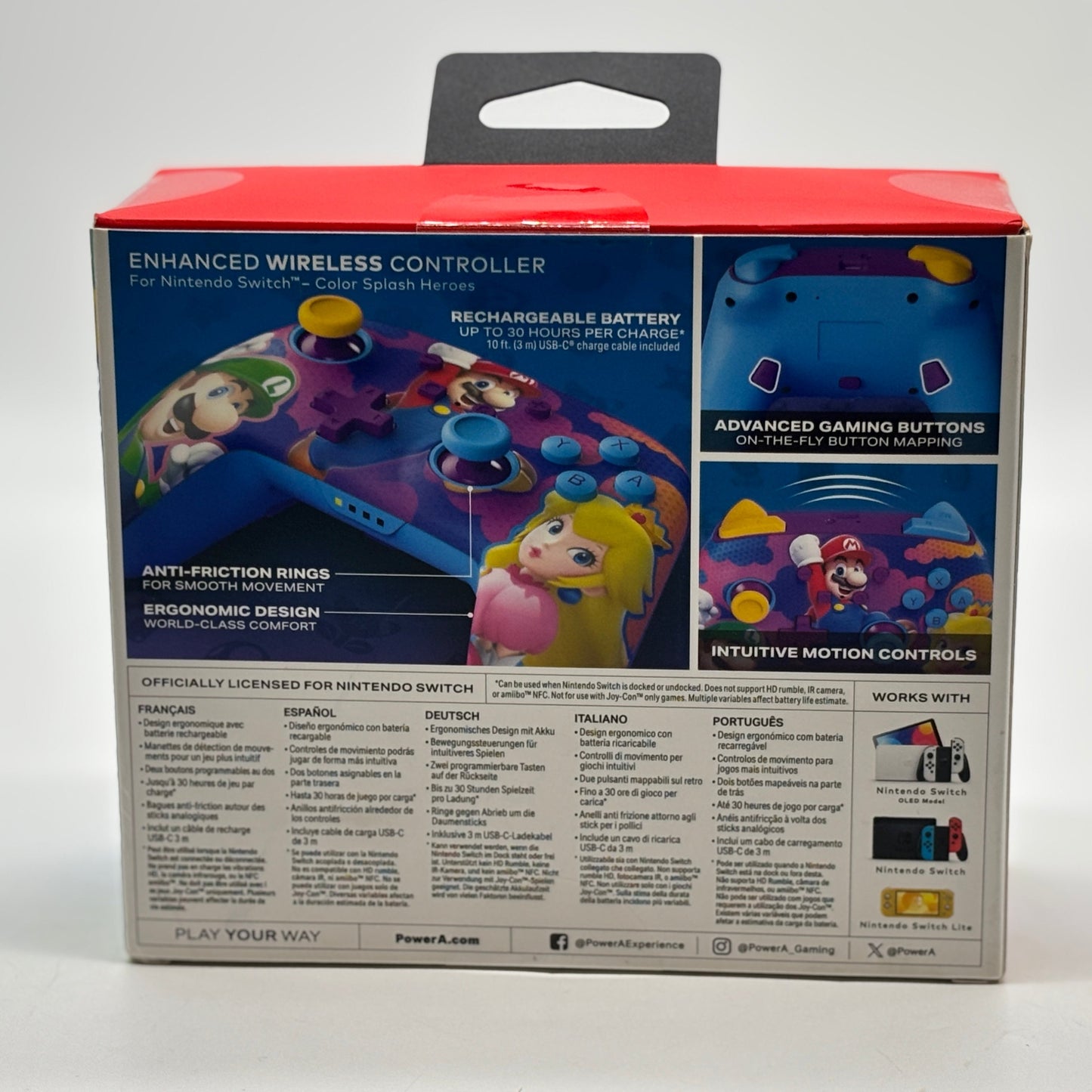 New PowerA Super Mario Super Mario Edition WLC001