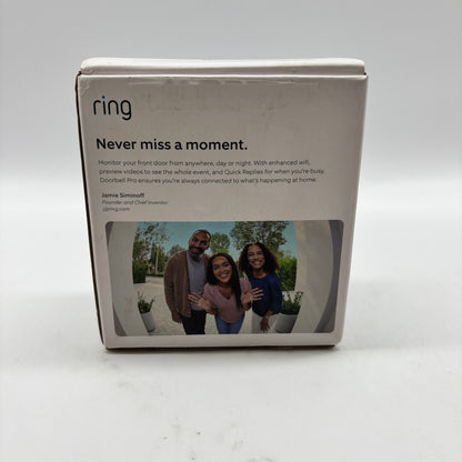 New Ring Doorbell Pro Smart Doorbell 23-007371-02