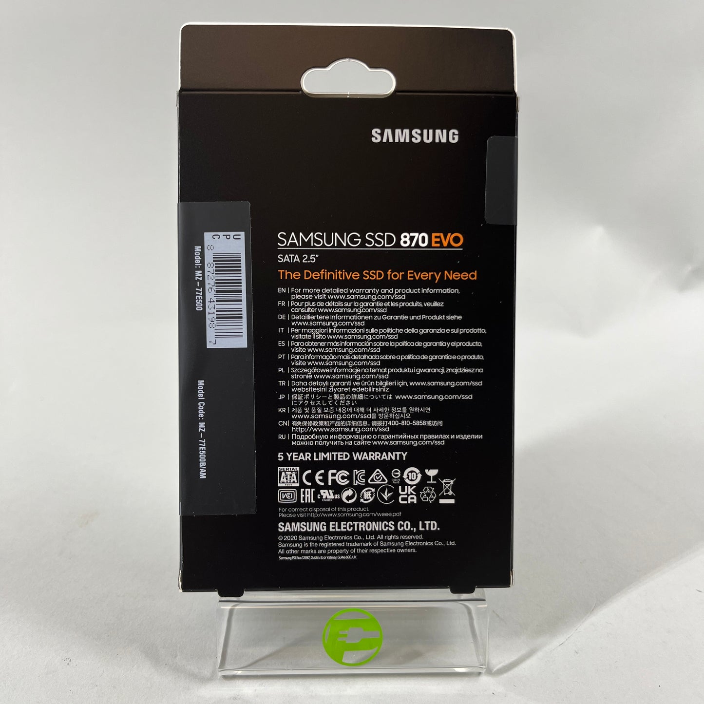 New Samsung 870 EVO SSD MZ-77E500 500GB