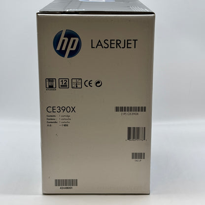 New HP 90x CE390X Black Print Cartridge Mfg Date 06/2025