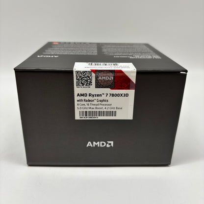 New AMD Ryzen 7 7800X3D 4.20GHz 8 Core 100-000000910 16 Thread AM5