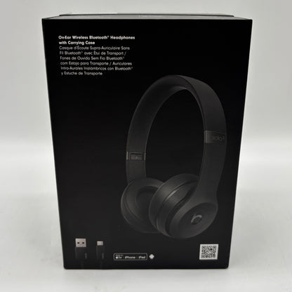 Beats Solo3 Wireless On-Ear Bluetooth Headphones Black MX432LL/A