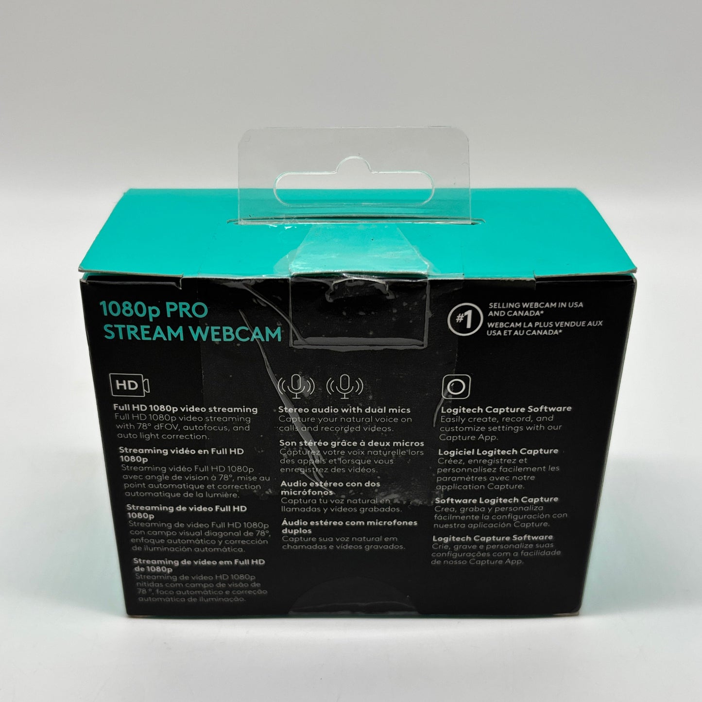 New Logitech Pro Stream Webcam Webcam V-U0028