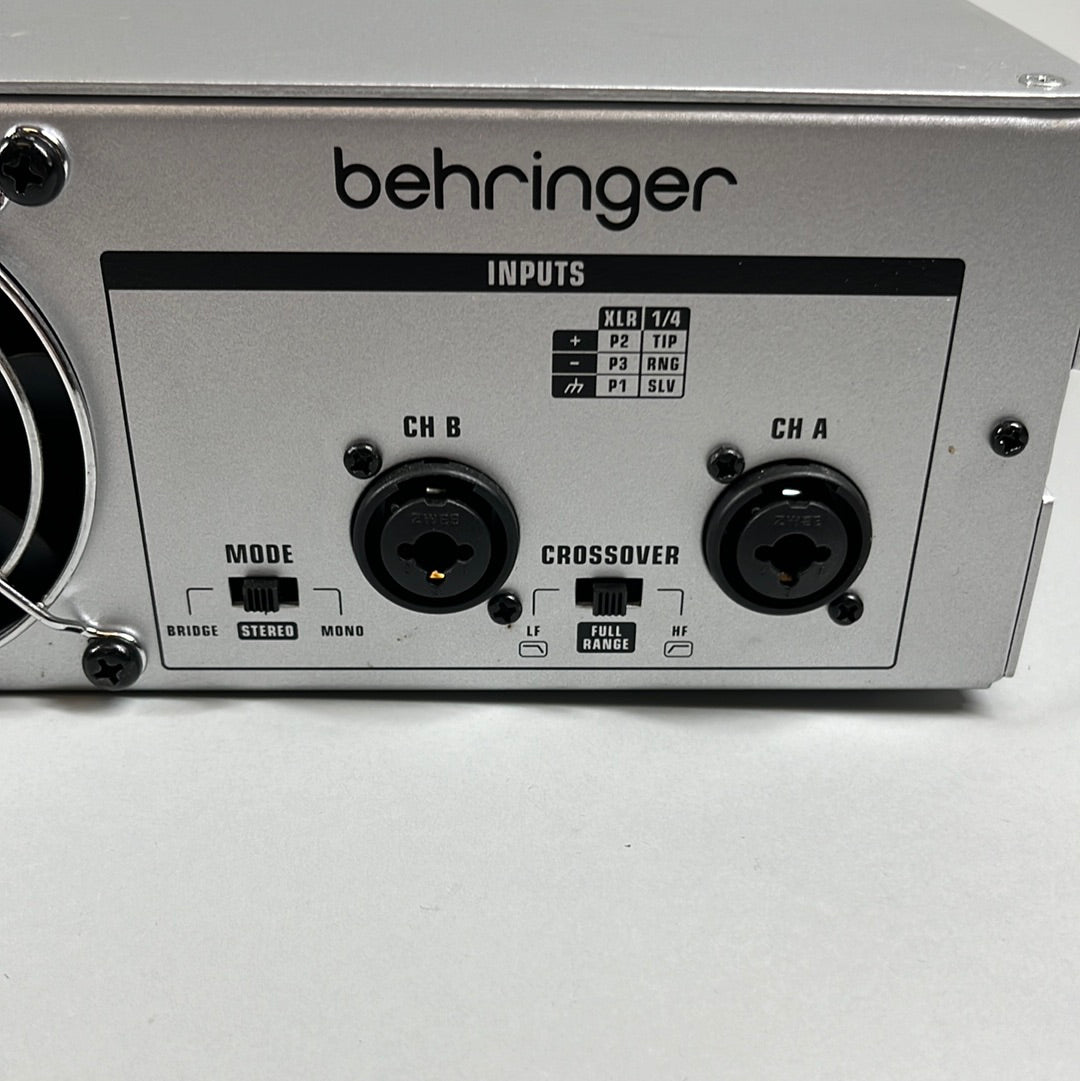 Behringer iNUKE NU1000 Power Amplifier High Density 1000W Rack Mountable