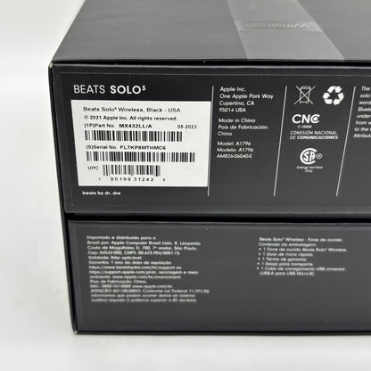 Beats Solo3 Wireless On-Ear Bluetooth Headphones Black MX432LL/A