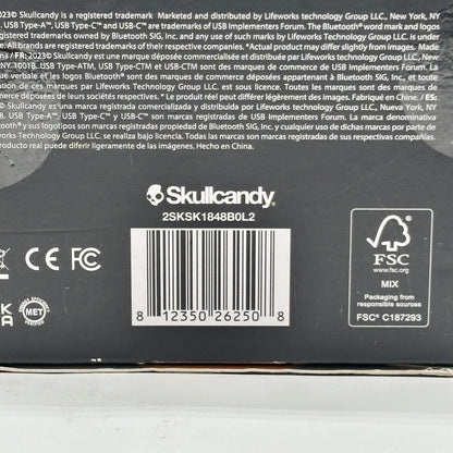 New Skullcandy Terrain XL Black Waterproof Wireless Portable Bluetooth Speaker