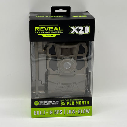 New Tactacam Reveal X 2.0 Cellular Trail Camera RV-XG2-WM