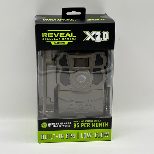 New Tactacam Reveal X 2.0 Cellular Trail Camera RV-XG2-WM