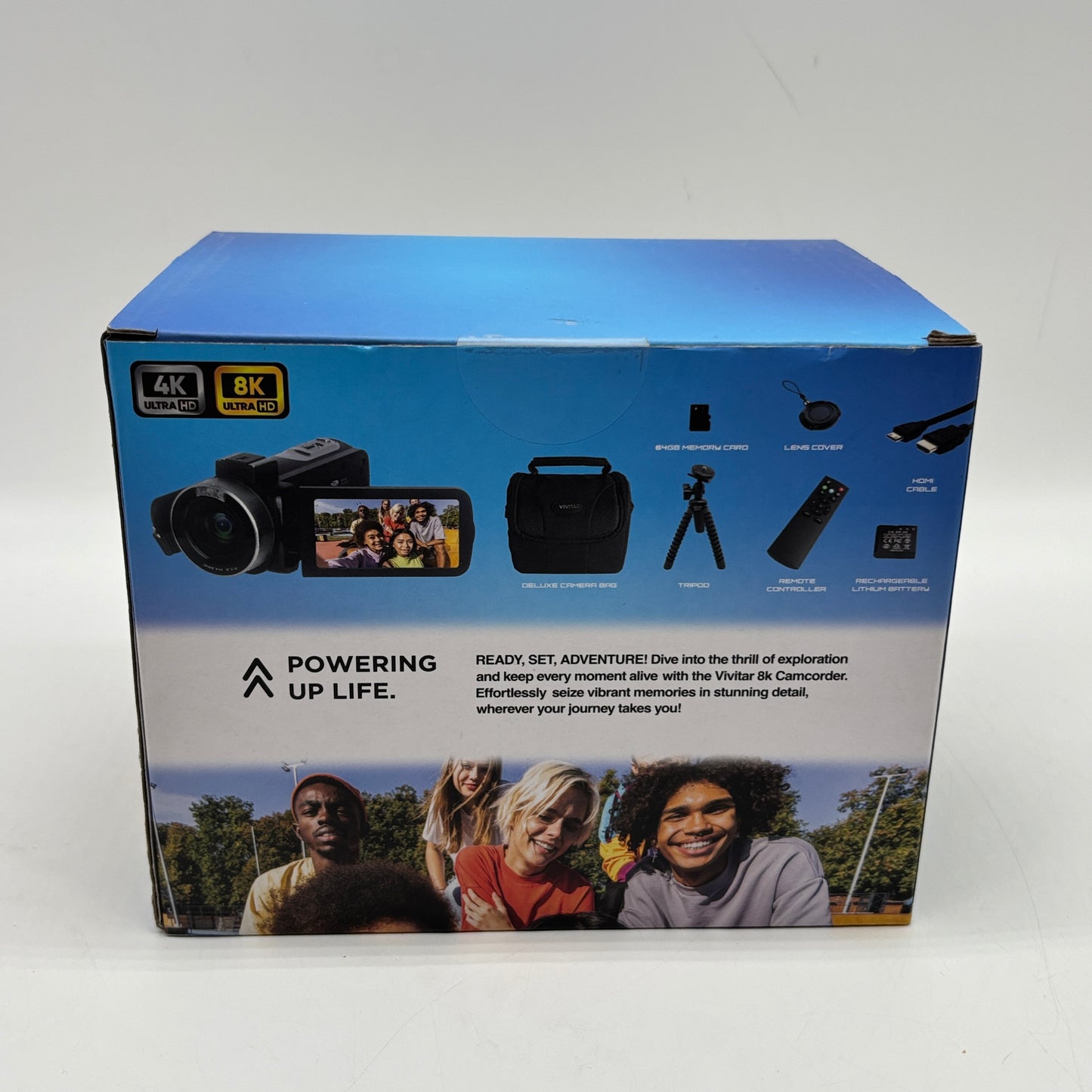 New Vivitar 8k Ultra HD Digital Camcorder Handheld DVR8K-BLK-STK-4