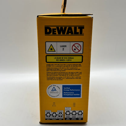 New DeWalt USB Rechargeable Green Cross Line Laser Tool DCLE14201GB
