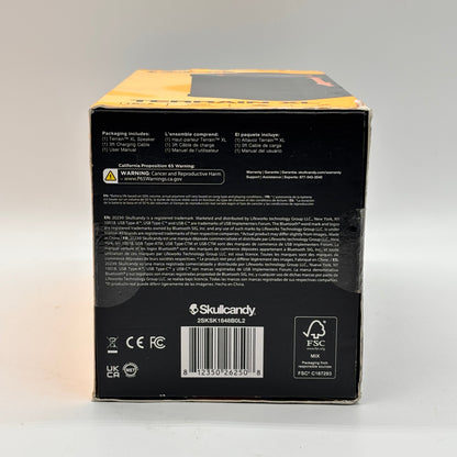 New Skullcandy Terrain XL Black Waterproof Wireless Portable Bluetooth Speaker