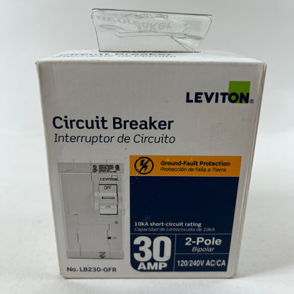 New Leviton Circuit Breaker 30 AMP LB230-GFR