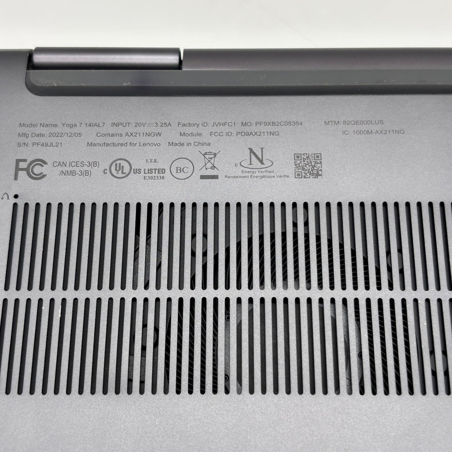 Lenovo Yoga 7 14" i5-1235U 1.3GHz 8GB RAM 512GB SSD