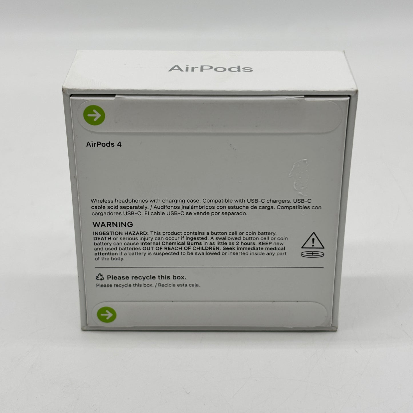 New Apple AirPods 4th Gen with MagSafe Charging Case MXP63LL/A