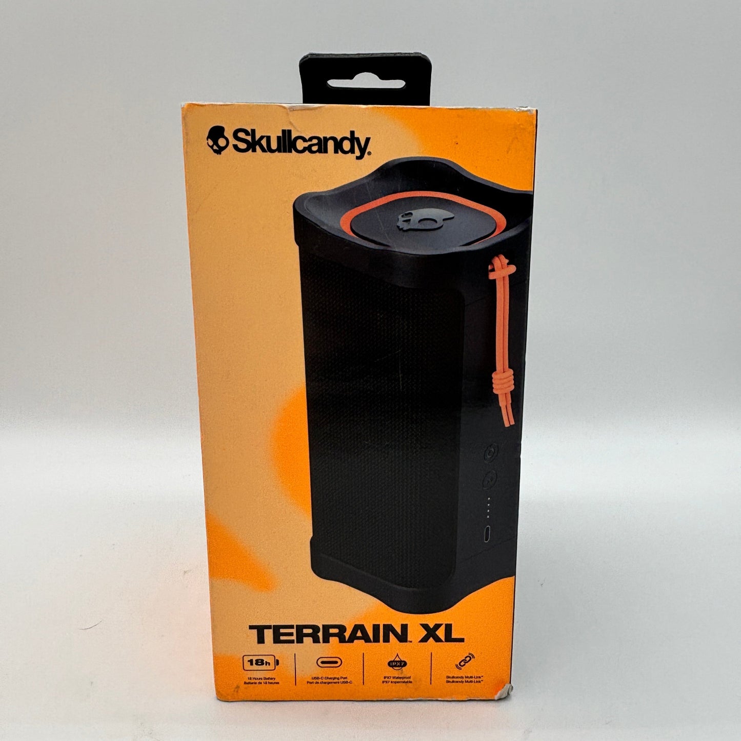 New Skullcandy Terrain XL Black Waterproof Wireless Portable Bluetooth Speaker