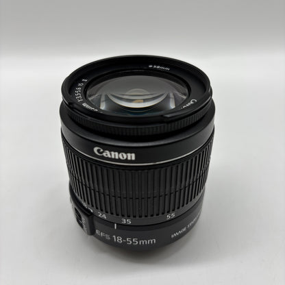 Canon EOS Rebel T7 24.1MP Digital SLR DSLR Camera w/ Canon 18-55mm f/3.5-5.6 Lens