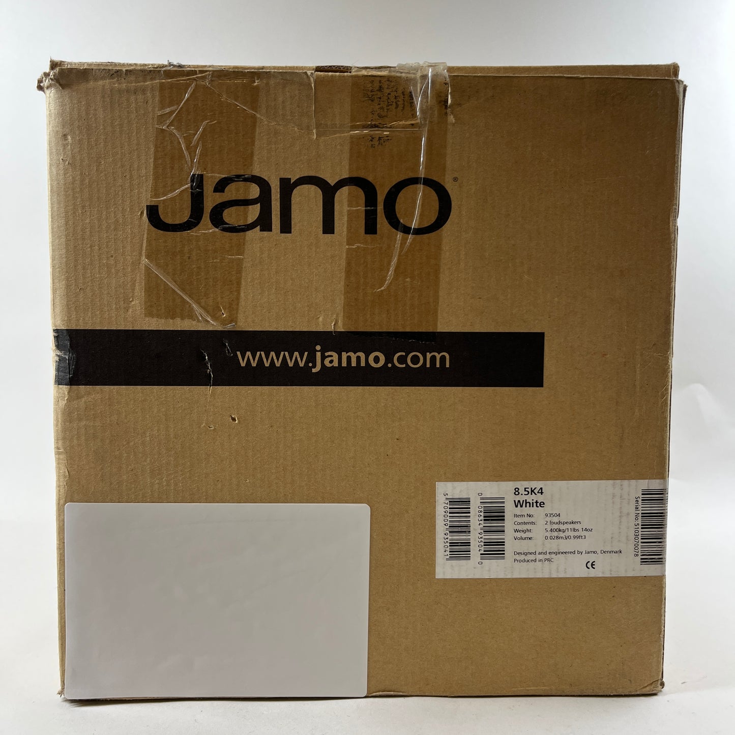 New Jamo 8.5K4 White In-Ceiling Speakers Mineral White 93504 2 Pack