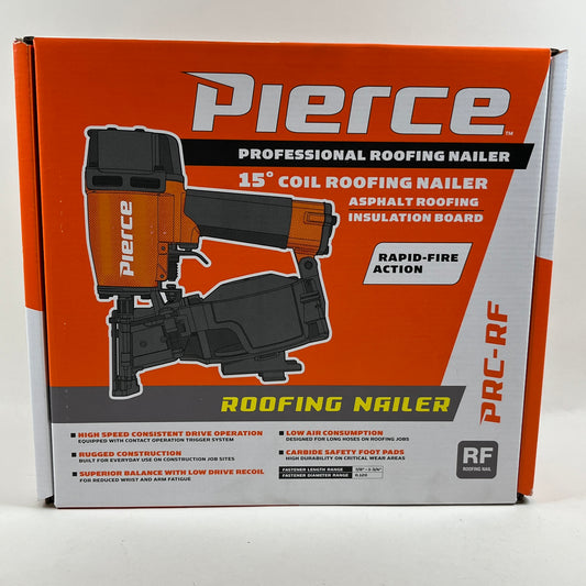 New Pierce 64254 15 Degree Coil Roofing Nailer